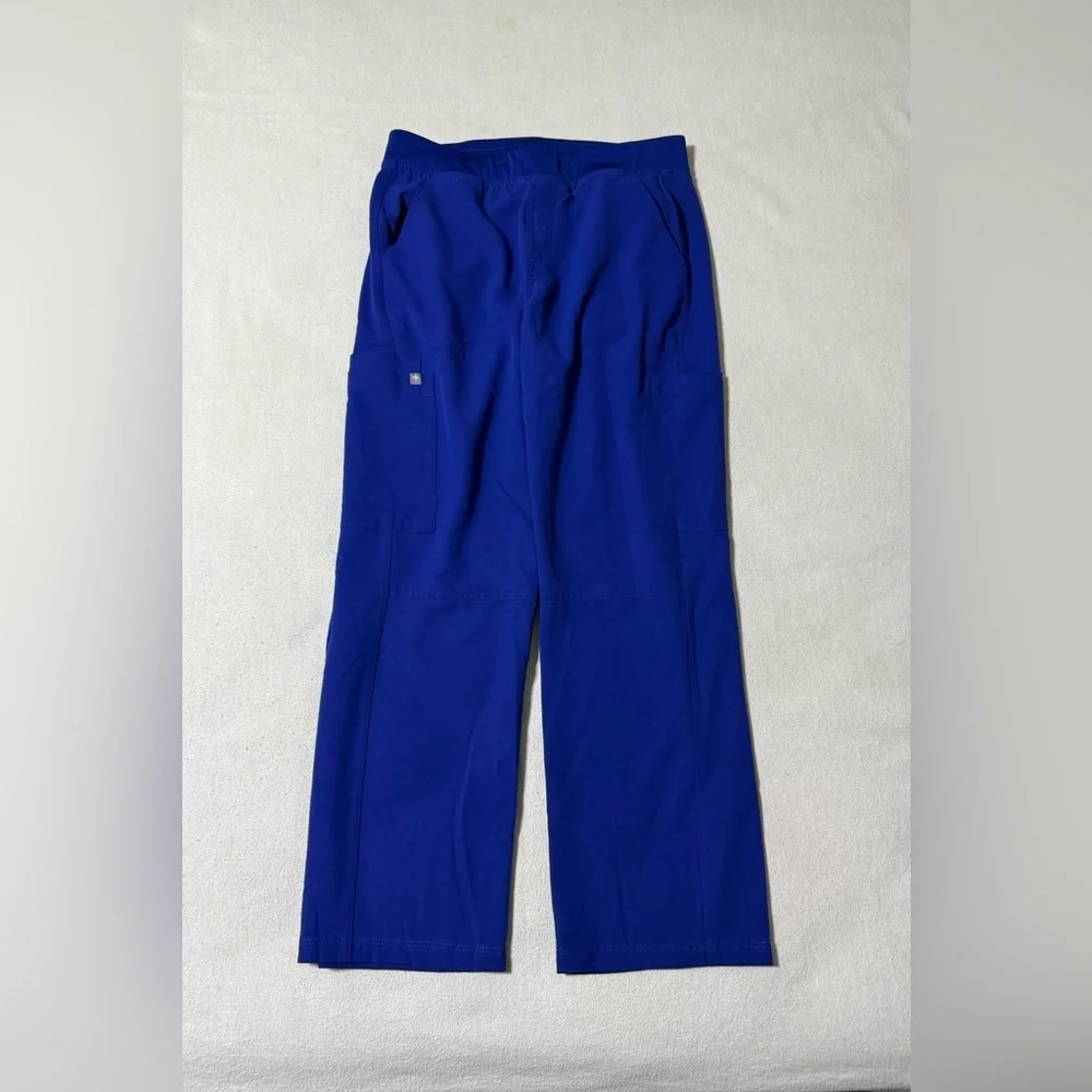FIGS‎ Axim Mens Large Cargo Scrub Pants Technical Collection Royal Blue